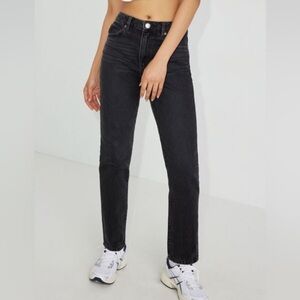 Garage black mom jeans, size 0